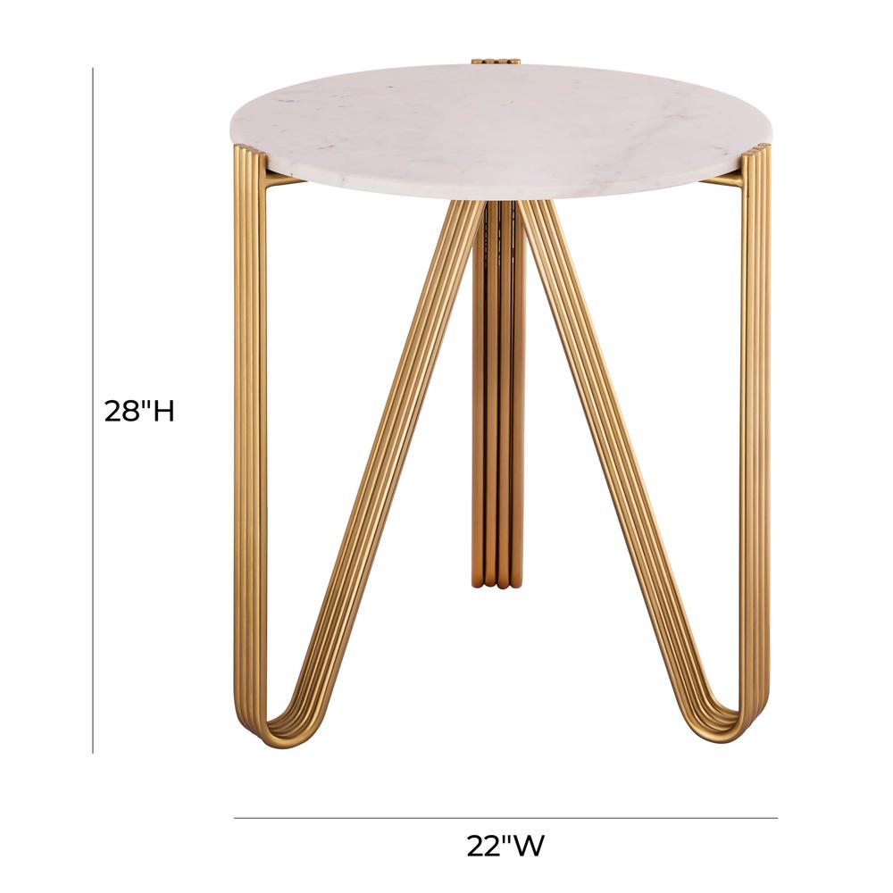 Classic Marble Gold Side Table, Belen Kox. Picture 2