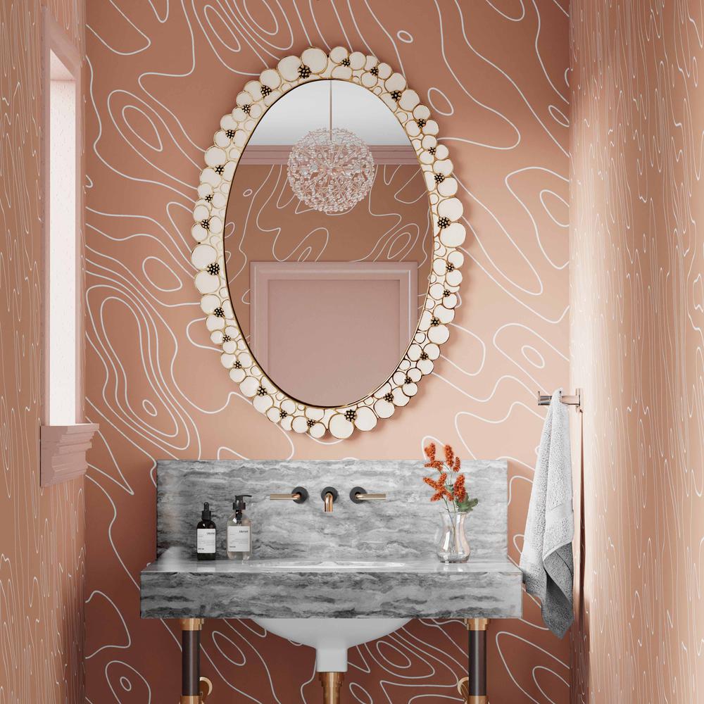 Flor Handpainted Mirror. Picture 4