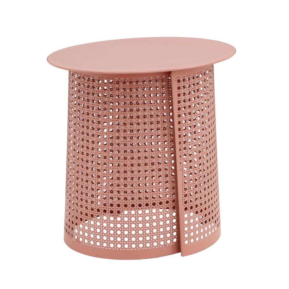 Pesky Coral Pink Side Table. Picture 1