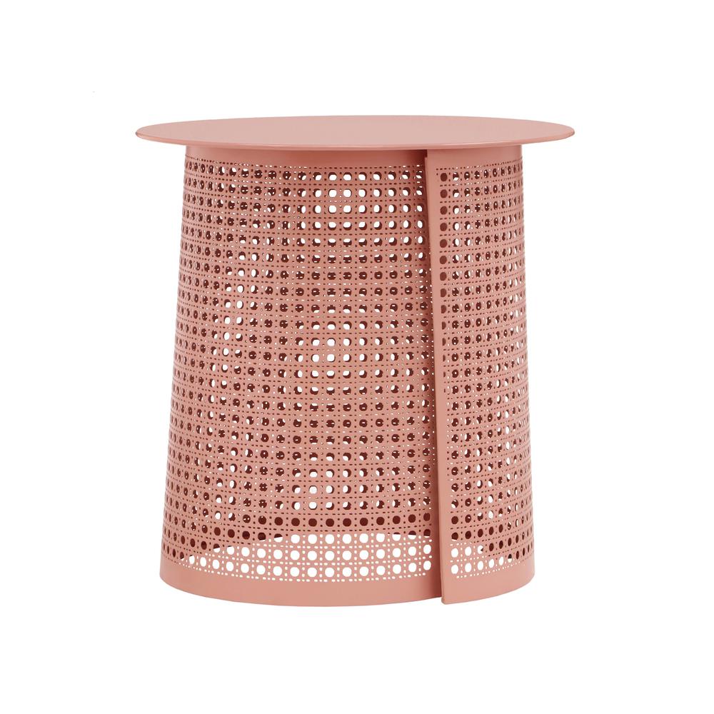 Pesky Coral Pink Side Table. Picture 4