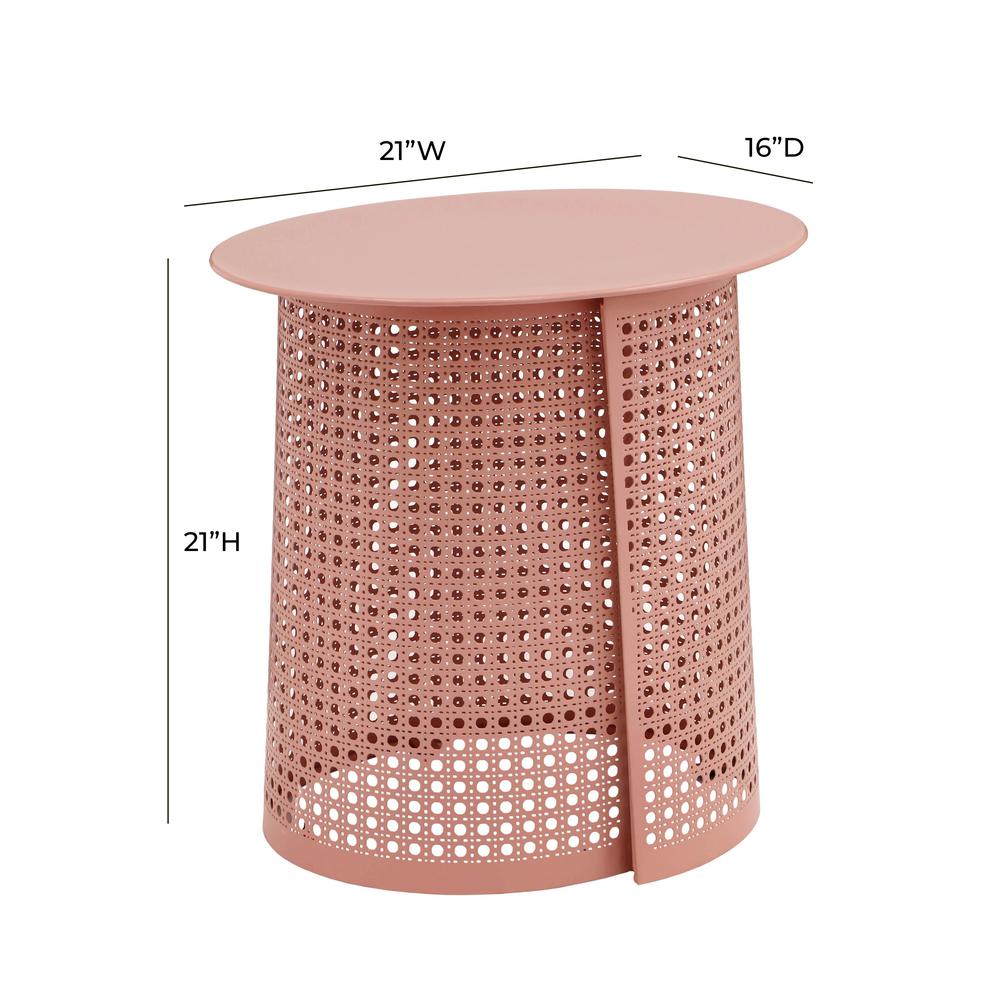 Pesky Coral Pink Side Table. Picture 9