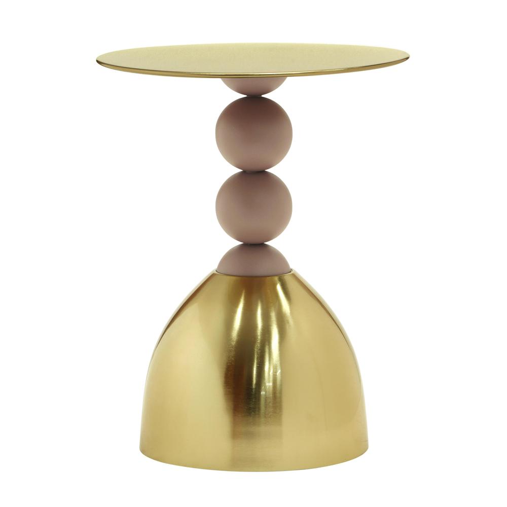 Daleyza Gold Side Table. Picture 2