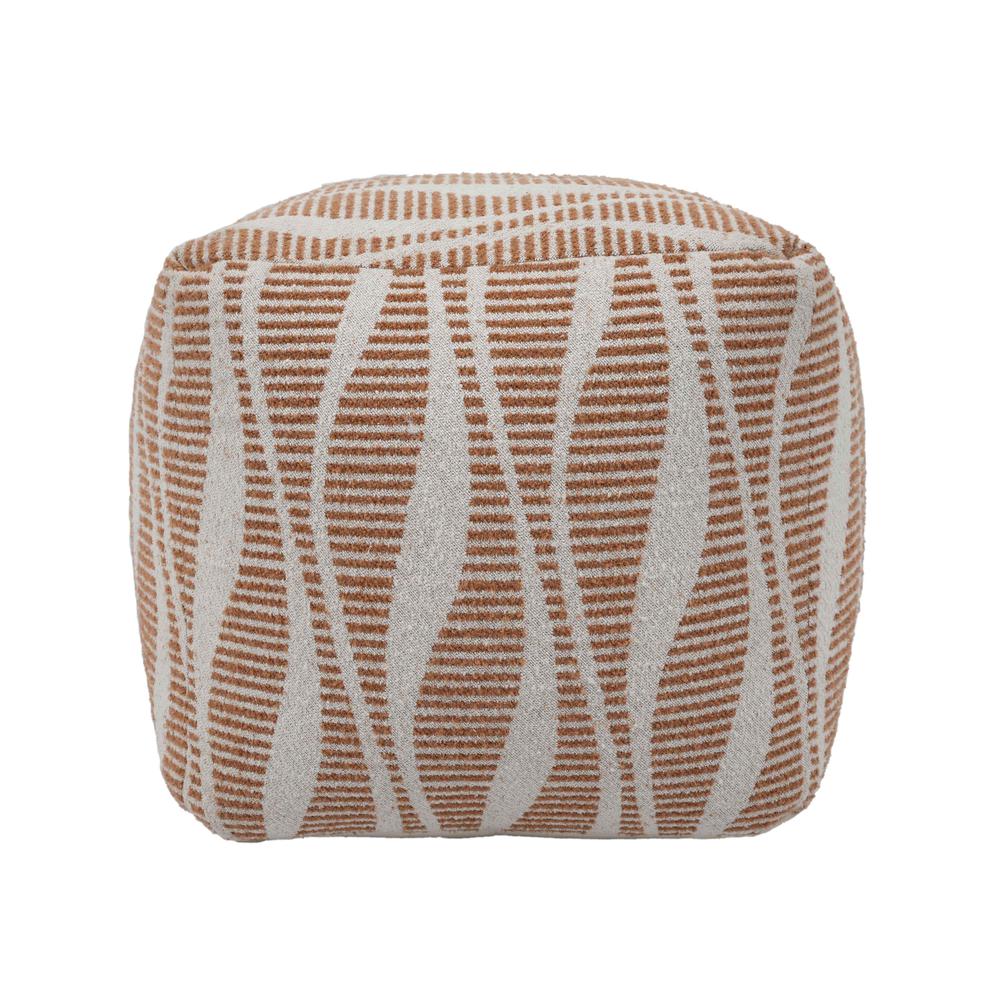 Ember Woven Pouf. Picture 1