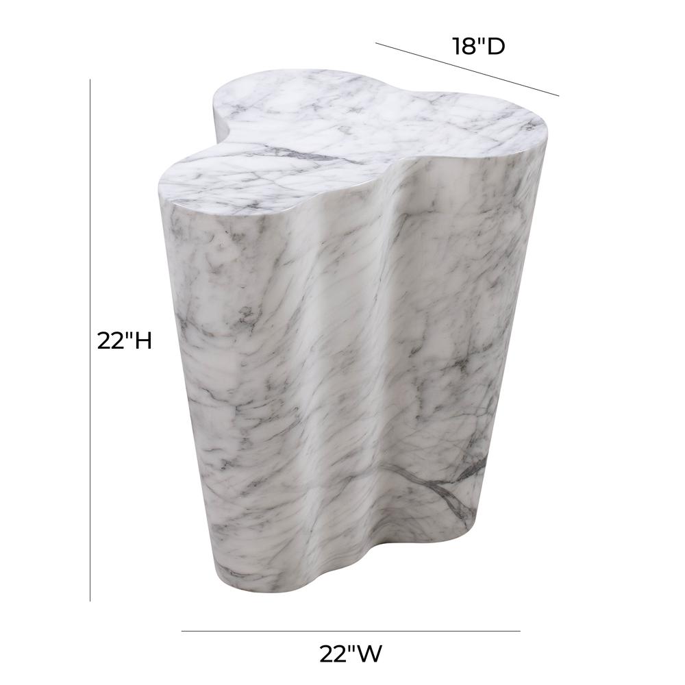 Contemporary Marble Tall Side Table, Belen Kox. Picture 3