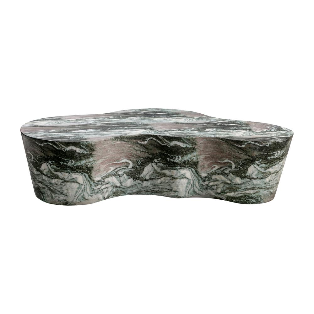 Slab Grey/Blush Faux Marble Coffee Table. Picture 3