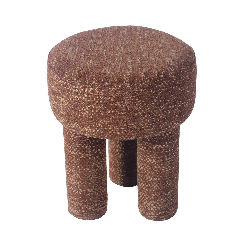 Claire Sedona Brown Knubby Stool. Picture 2