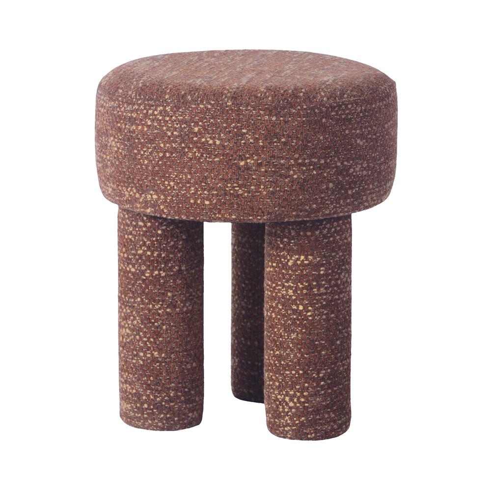 Claire Sedona Brown Knubby Stool. Picture 4