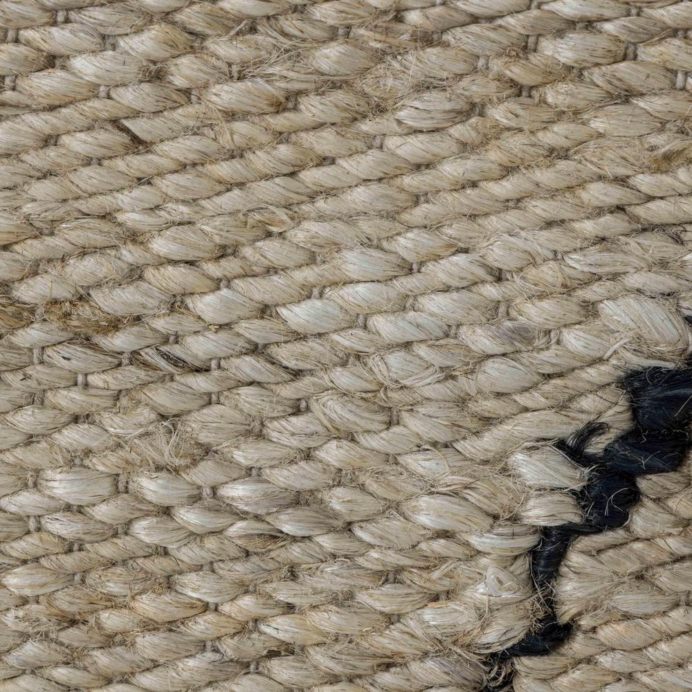 Crosshatch Natural 5' x 8' Area Rug. Picture 3