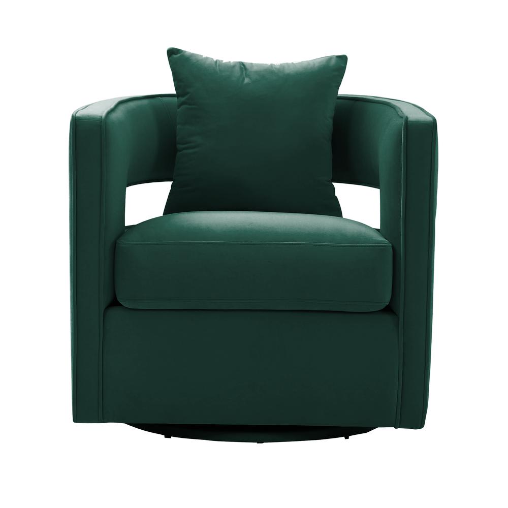 Kennedy Forest Green Swivel Chair. Picture 2