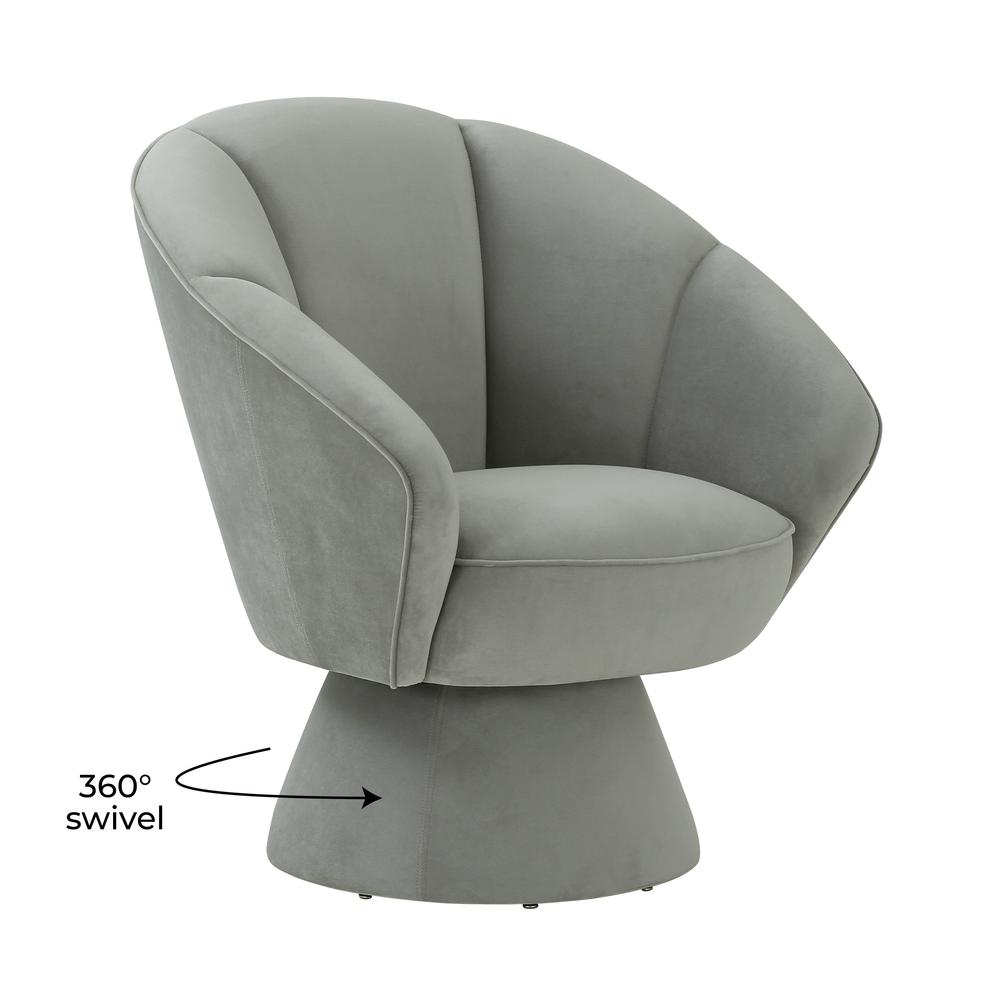 Allora Grey Accent Chair. Picture 9