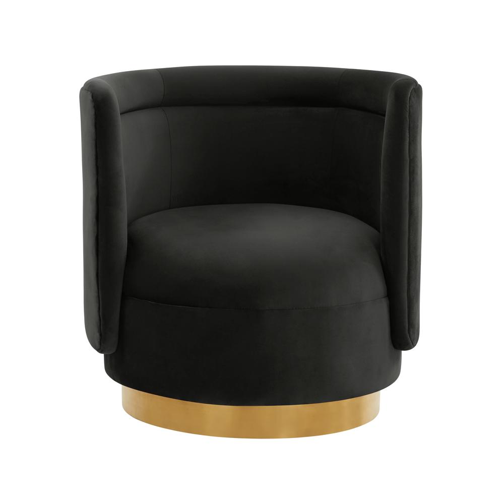 Velvet Swivel Comfort Chair, Belen Kox. Picture 2