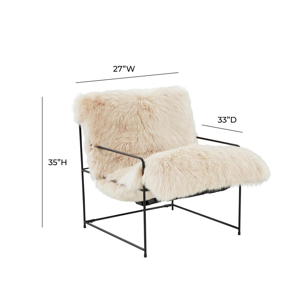 Kimi Genuine Sheepskin chair. Picture 7