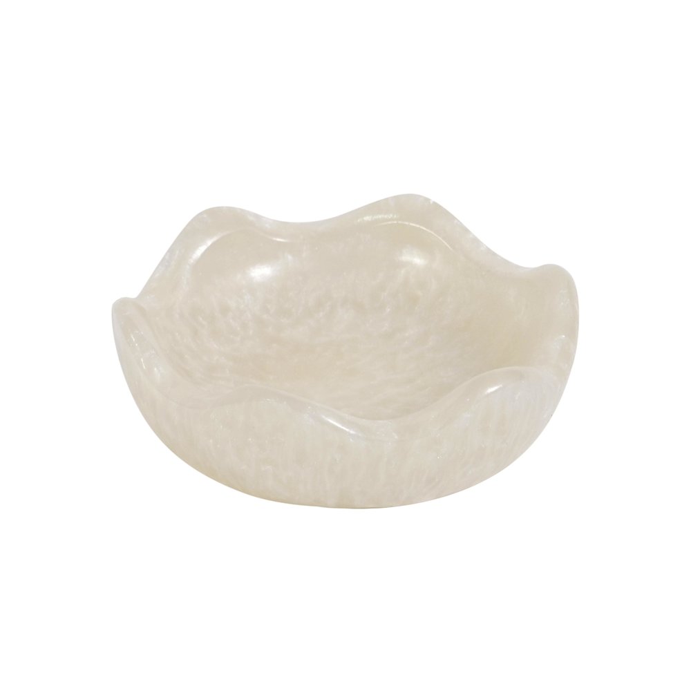 Platform Tan Swirl Resin Kiddush Cup. Picture 5