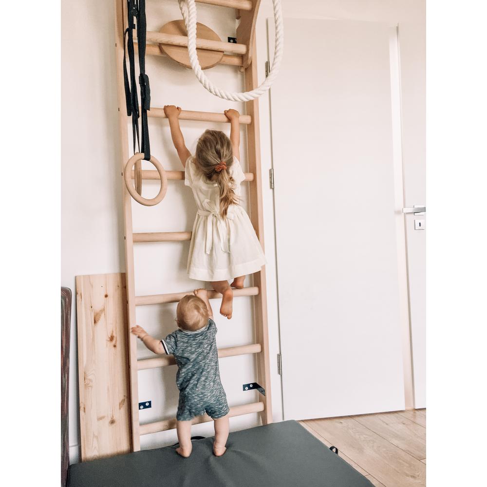 Wooden wall bars for kids room – BenchK 111 + A204. Picture 8