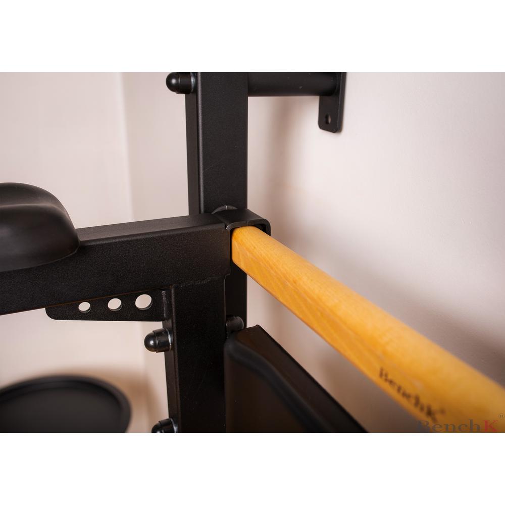 Fitness black stall bar for home, room – BenchK 732B. Picture 12
