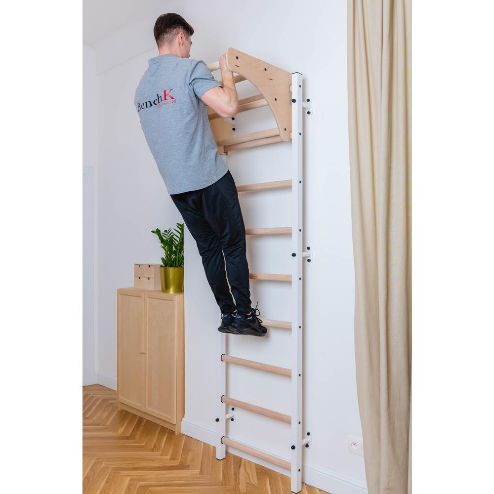 Wall bars BenchK 711W with wooden pull up bar. Picture 4