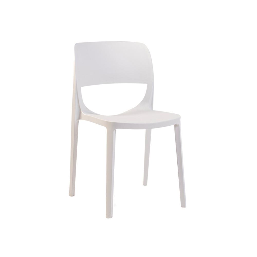 Bella Set of 4 Stackable Side Chair-White. Picture 2