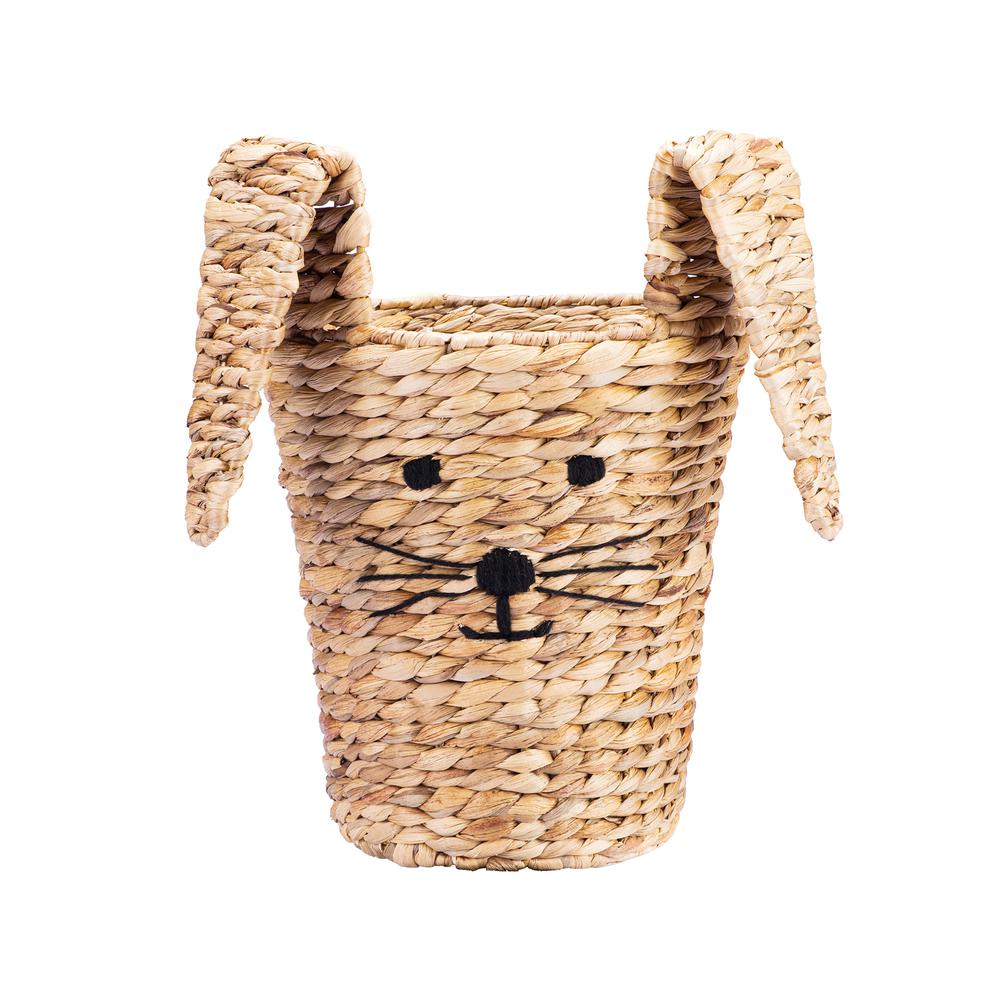 Set of Two Round Tapered Bunny Baskets - Natural. Picture 3