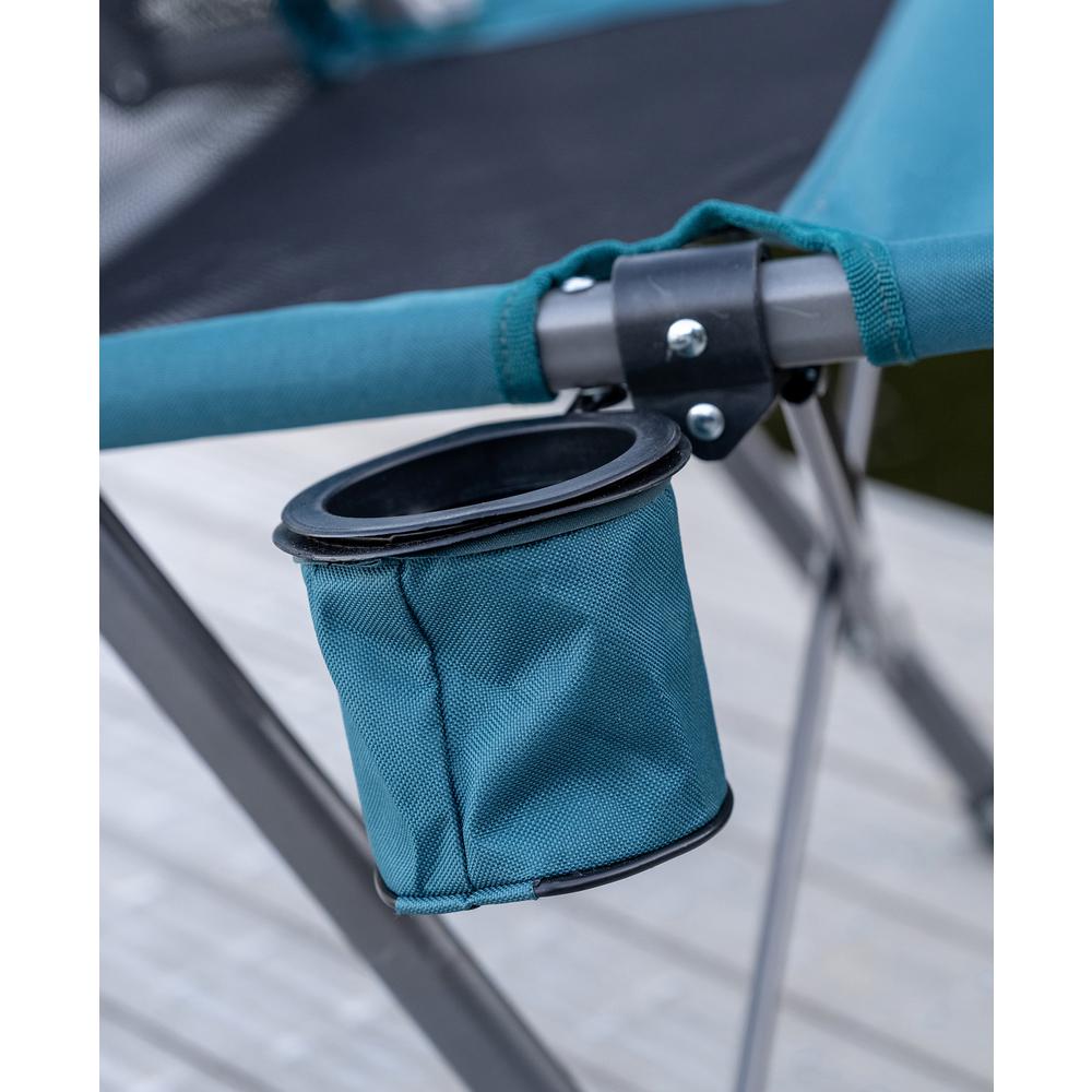 Body Glove - Camping Chair with Mesh Backrest - Summer Teal. Picture 5