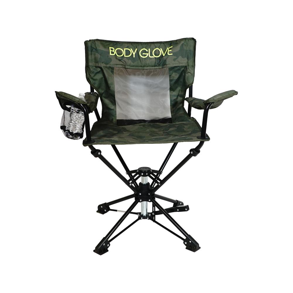 Body Glove - 360 Swivel Vista Chair - Camo. Picture 1