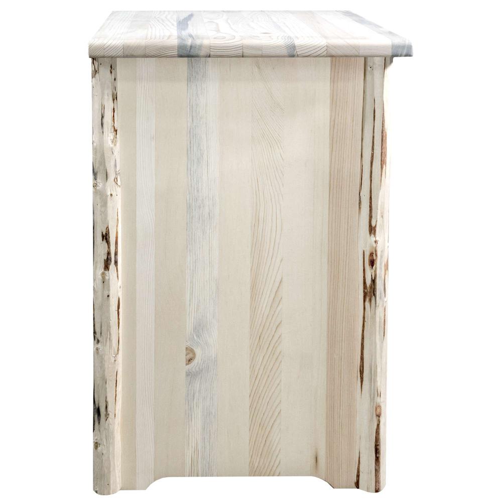 Montana Collection End Table, Clear Lacquer Finish. Picture 3