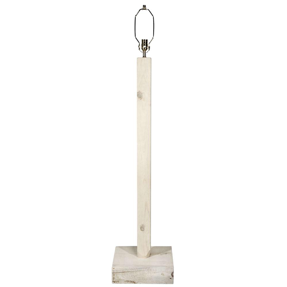Homestead Collection Floor Lamp, Clear Lacquer Finish. Picture 2