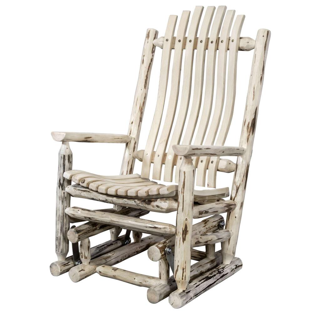 Montana Collection Glider Rocker, Clear Lacquer Finish. Picture 3