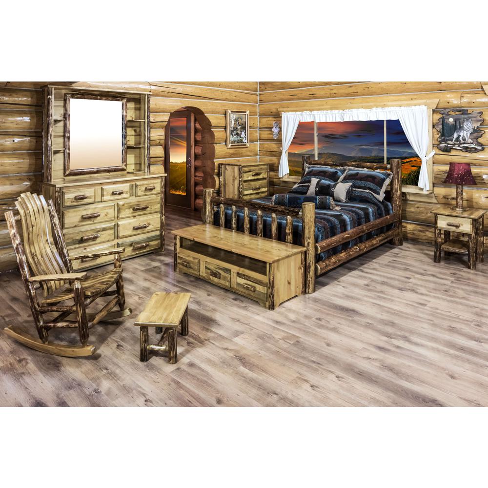 Glacier Country Collection Full Log Bed. Picture 6