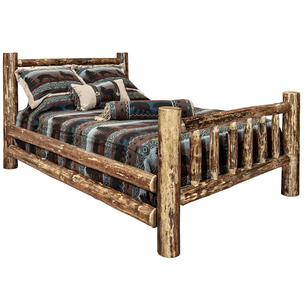 Glacier Country Collection Full Log Bed. Picture 1