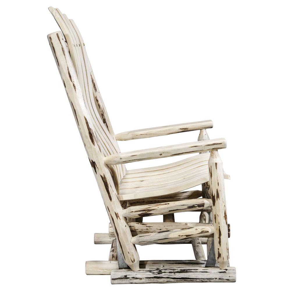 Montana Collection Glider Rocker, Clear Lacquer Finish. Picture 4