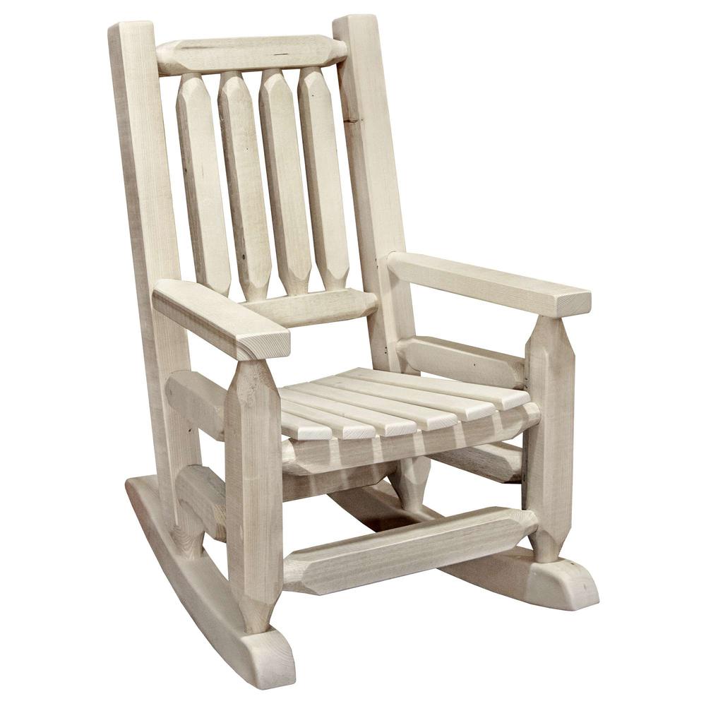 Homestead Collection Child's Rocker, Clear Lacquer Finish. Picture 1