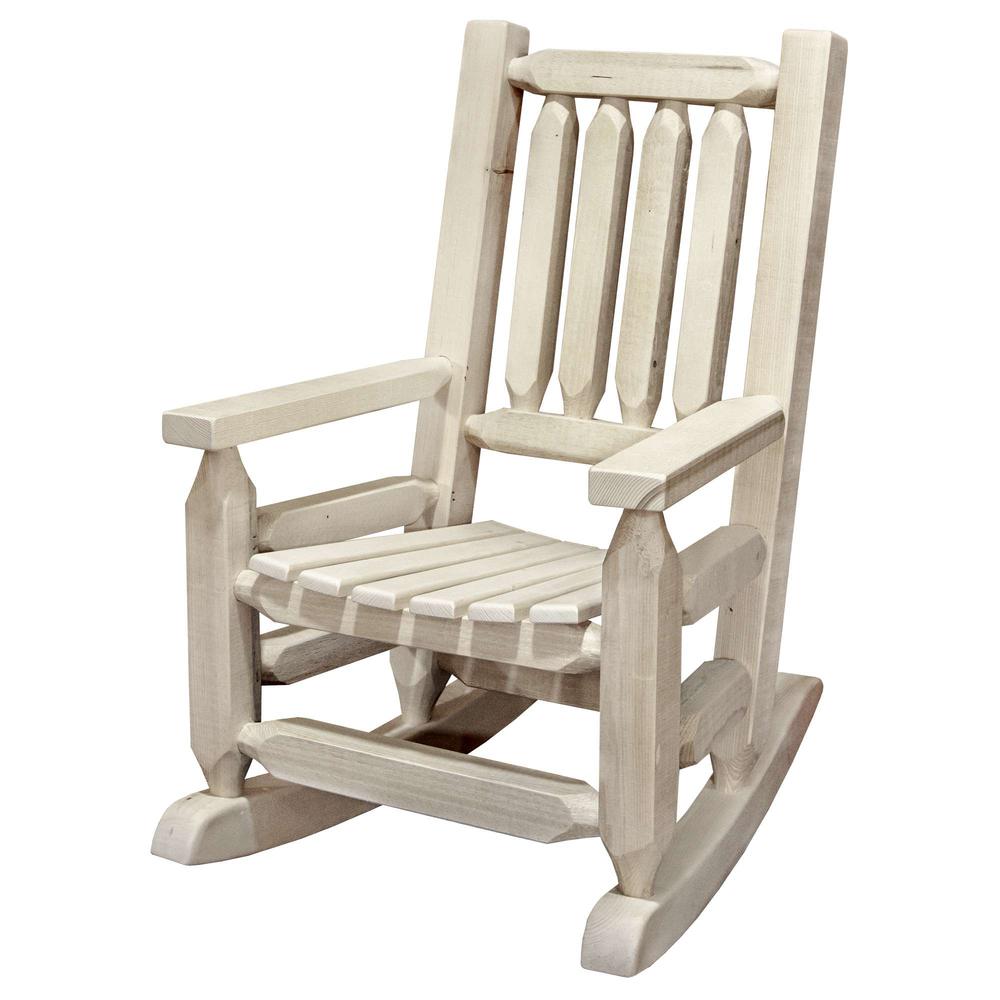 Homestead Collection Child's Rocker, Clear Lacquer Finish. Picture 2