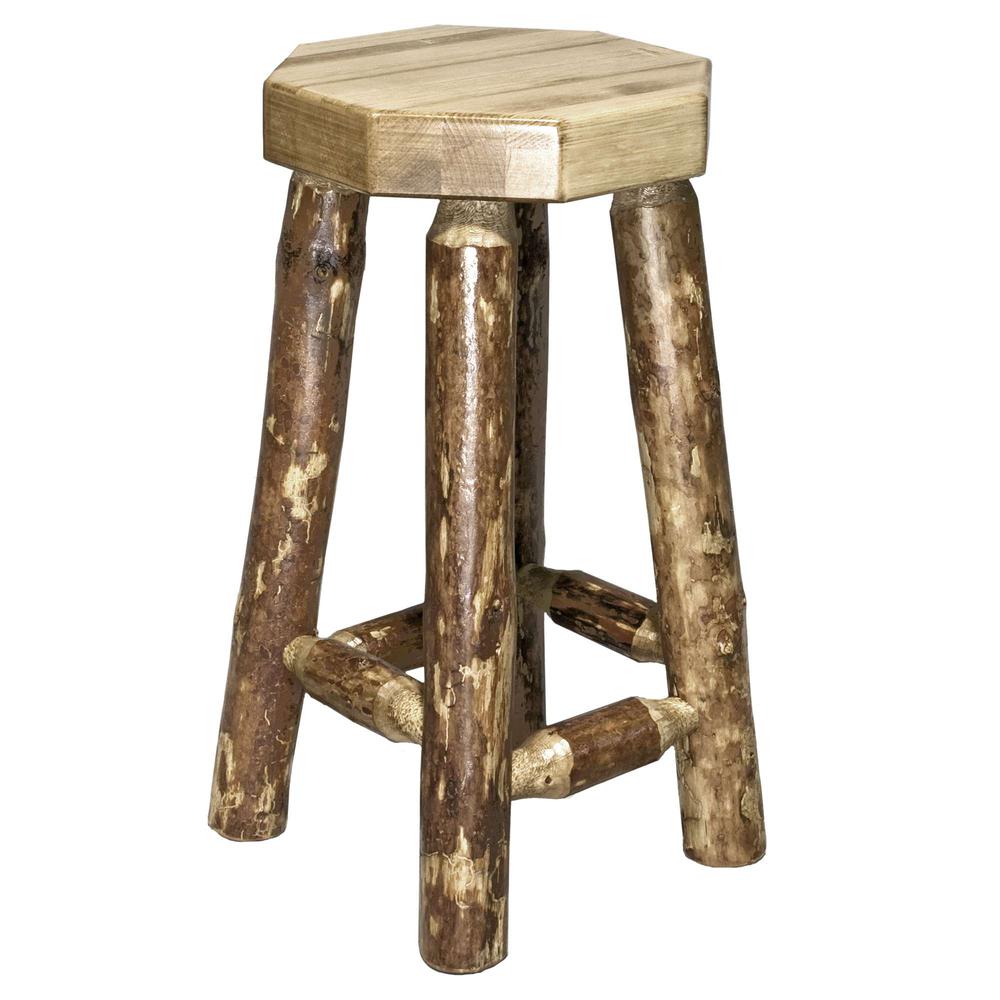 Glacier Country Collection Counter Height Backless Barstool. Picture 1