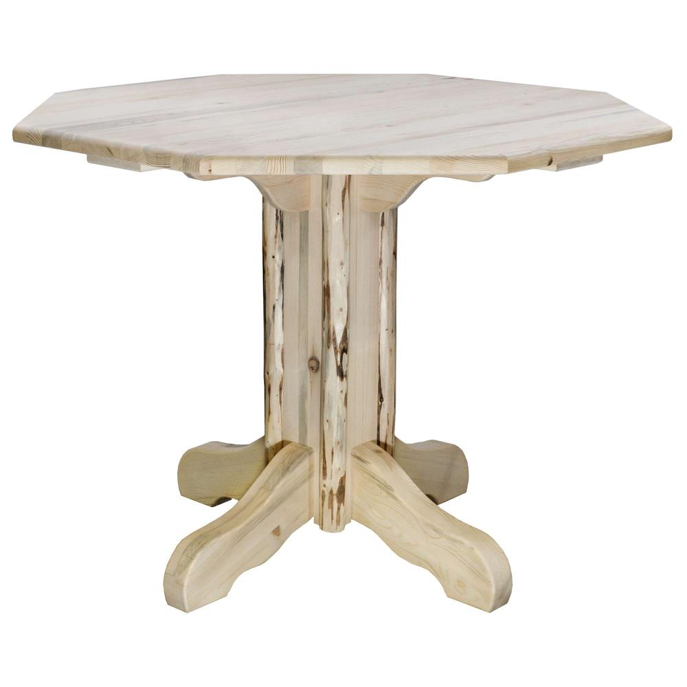 Montana Collection Counter Height Pub Table, Clear Lacquer Finish. Picture 1