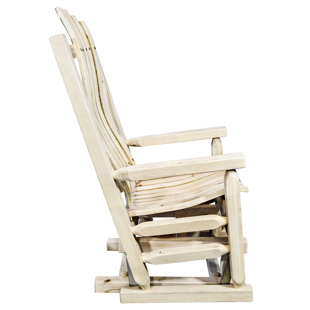 Homestead Collection Glider Rocker, Clear Lacquer Finish. Picture 4