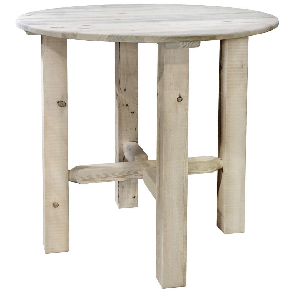 Homestead Collection Bistro Table, Clear Lacquer Finish. Picture 2