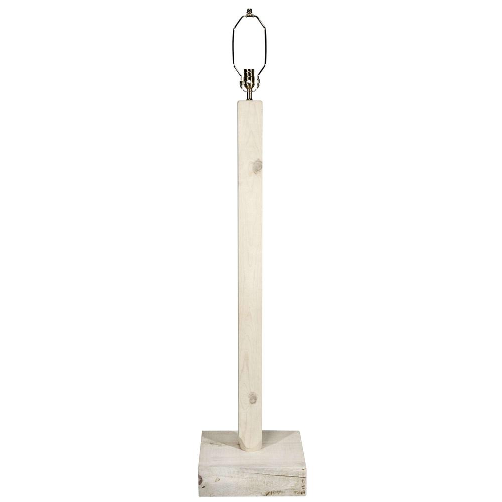 Homestead Collection Floor Lamp, Clear Lacquer Finish. Picture 4