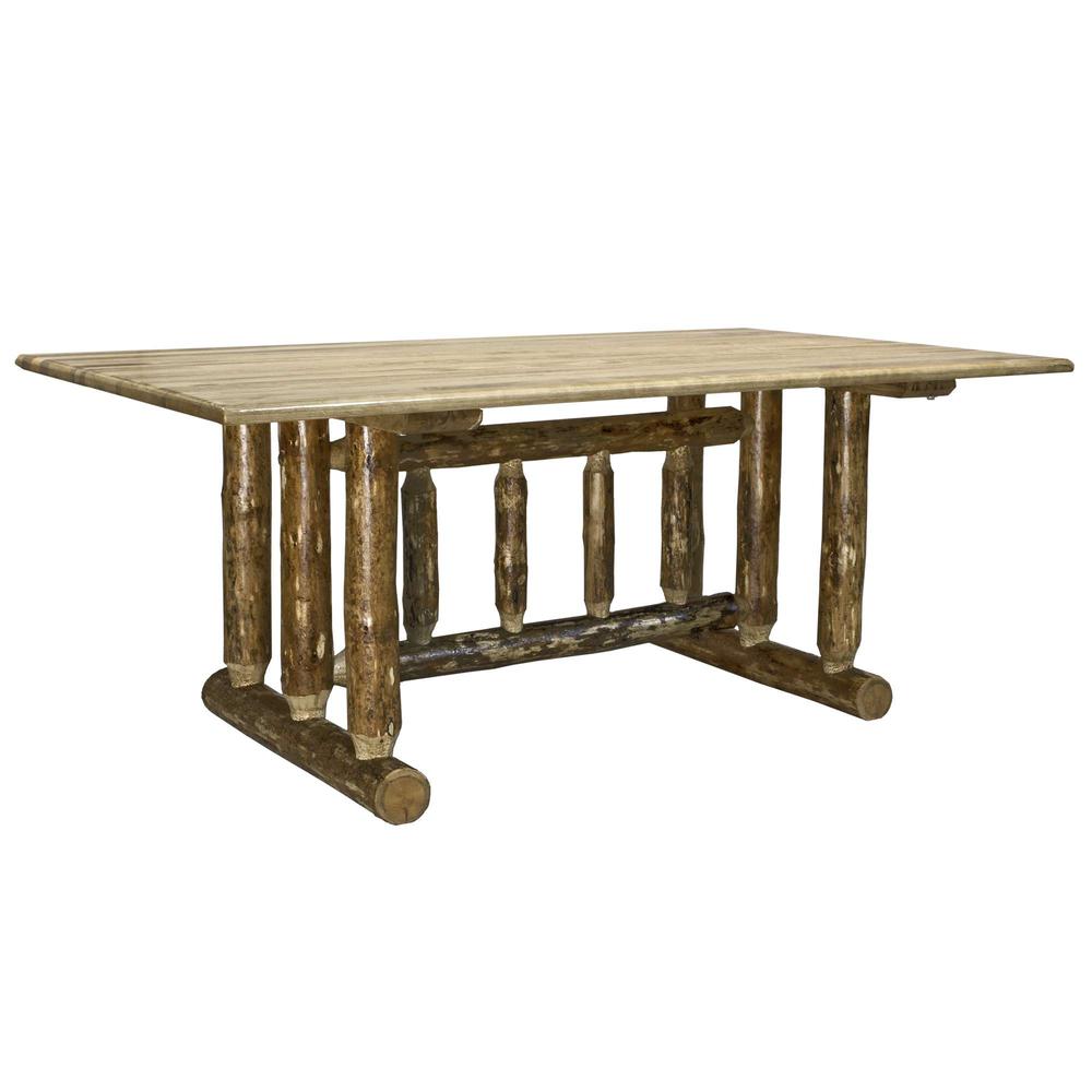 Glacier Country Collection Trestle Based Dining Table. Picture 1