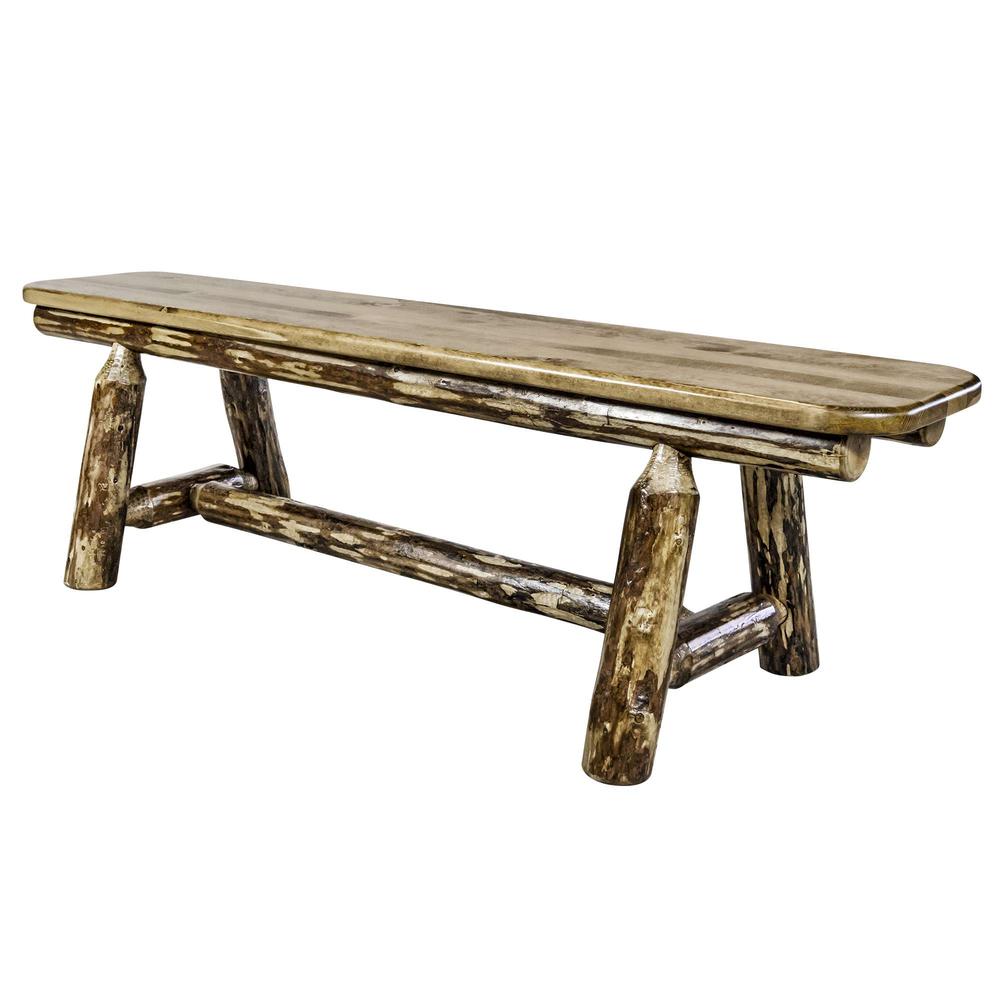 Glacier Country Collection Plank Style Bench, 5 Foot. Picture 3