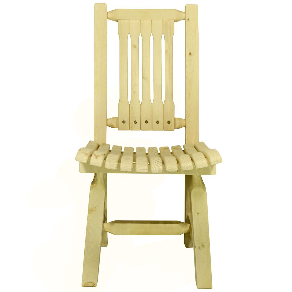 Homestead Collection Patio Chair, Clear Exterior Finish. Picture 2