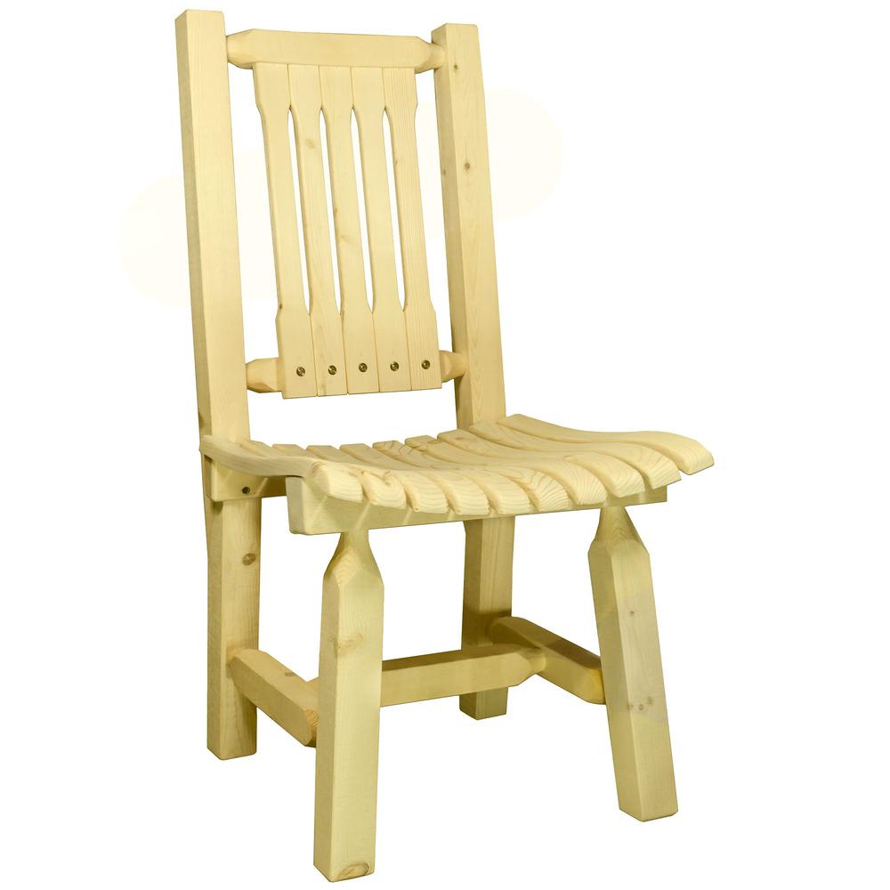 Homestead Collection Patio Chair, Clear Exterior Finish. Picture 1
