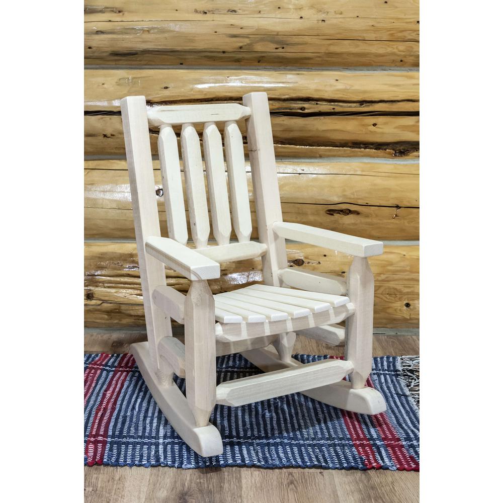 Homestead Collection Child's Rocker, Clear Lacquer Finish. Picture 3