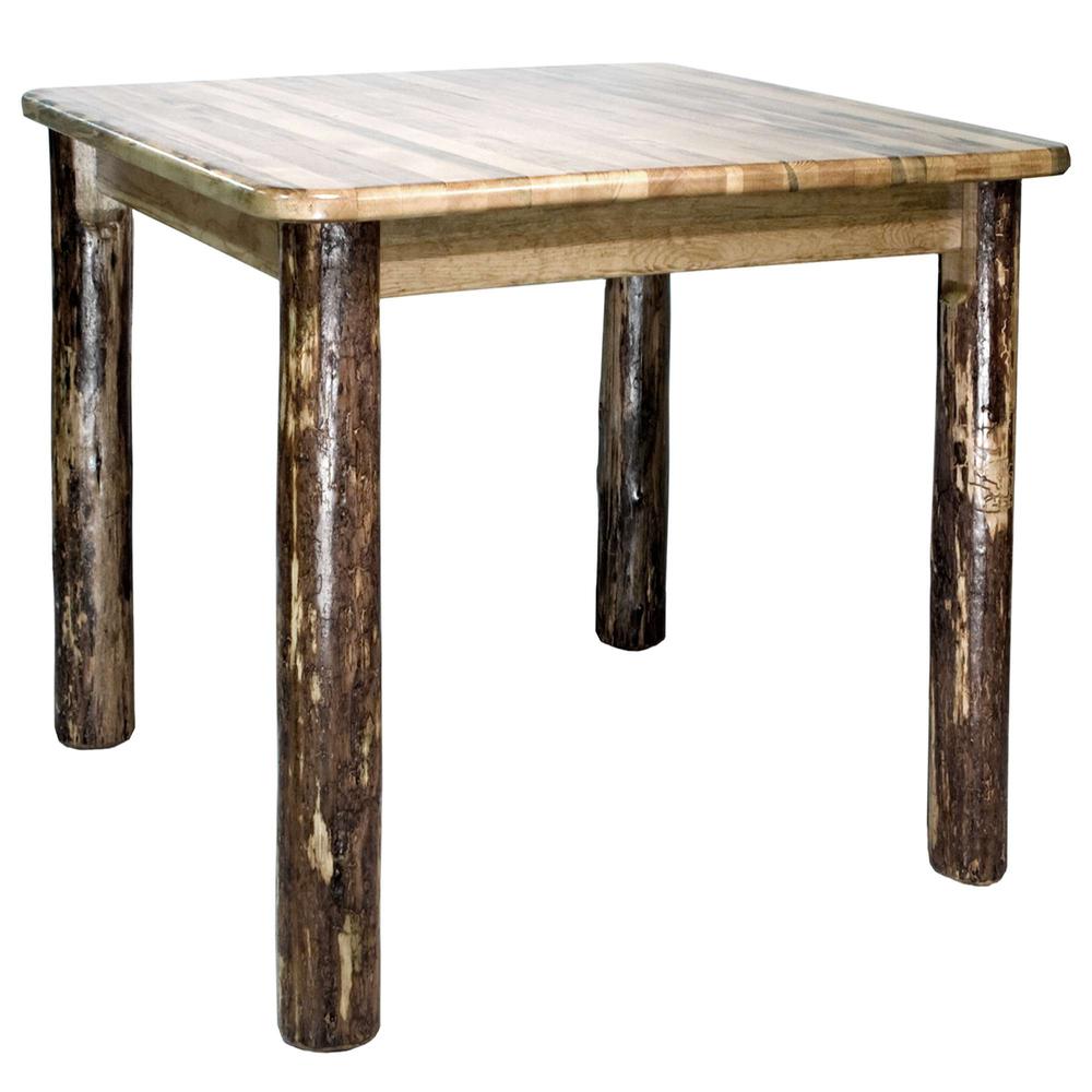 Glacier Country Collection Counter Height Square 4 Post Dining Table. Picture 2
