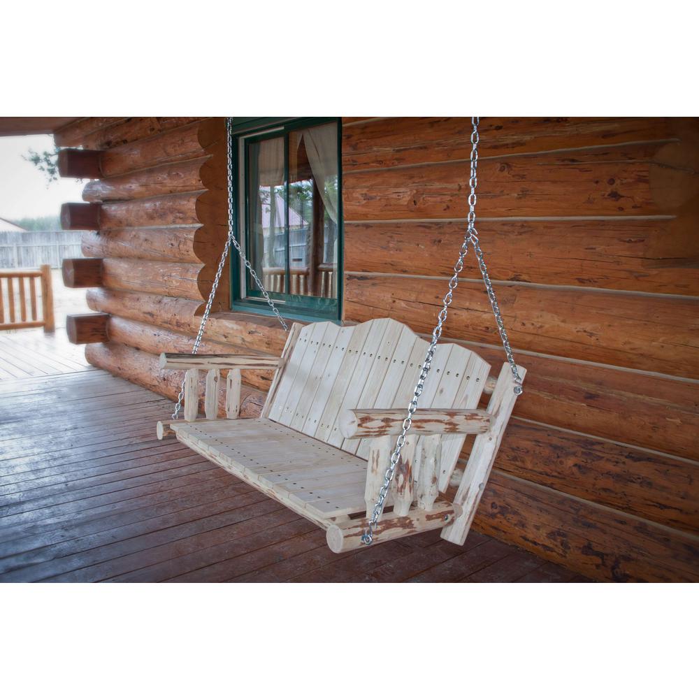 Montana Collection Porch Swing, Ready to Finish. Picture 2