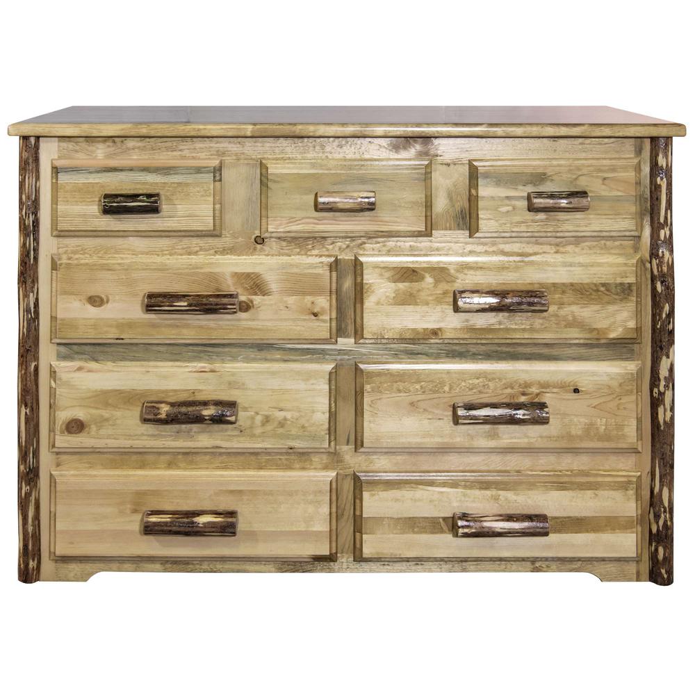Glacier Country Collection 9 Drawer Dresser. Picture 2