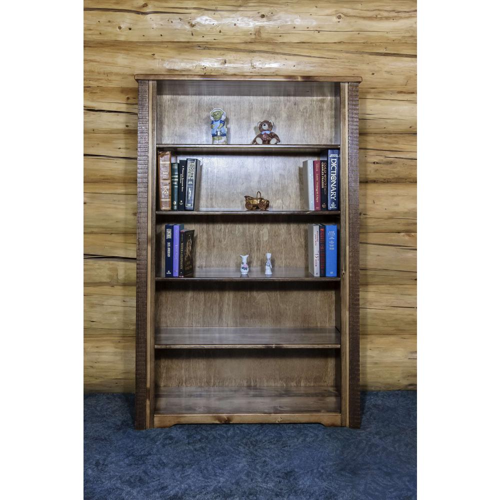 Homestead Collection Bookcase, Stain & Clear Lacquer Finish. Picture 4