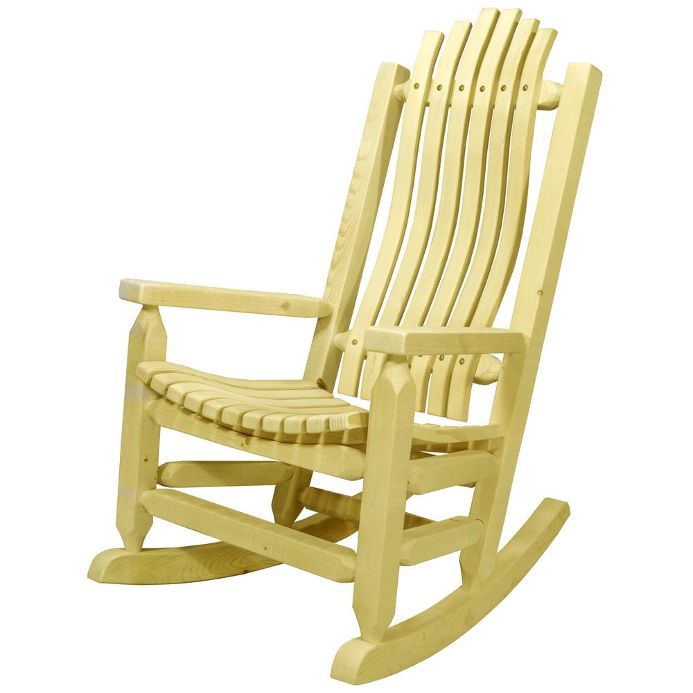 Homestead Collection Adult Rocker, Clear Exterior Finish. Picture 2