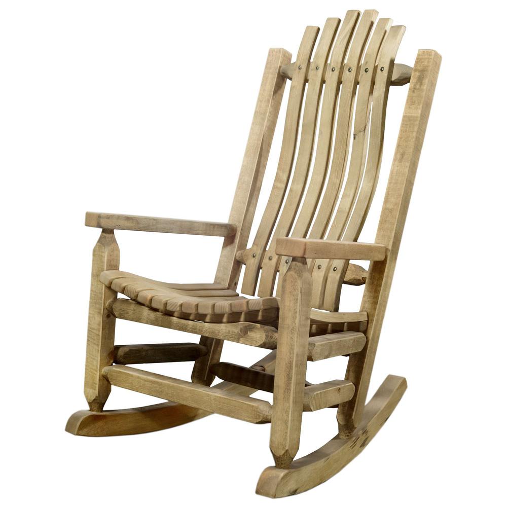 Homestead Collection Adult Rocker, Exterior Stain Finish. Picture 5