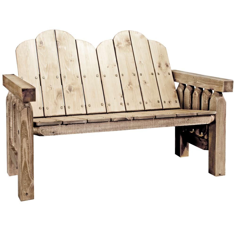 Homestead Collection Deck Bench, Exterior Stain Finish. Picture 1
