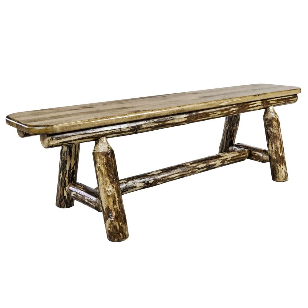 Glacier Country Collection Plank Style Bench, 5 Foot. Picture 1